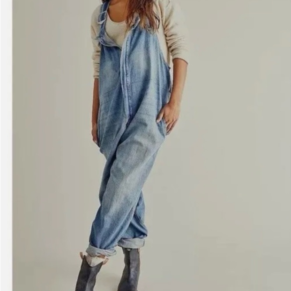 FREE PEOPLE HUNTER OVERALLS